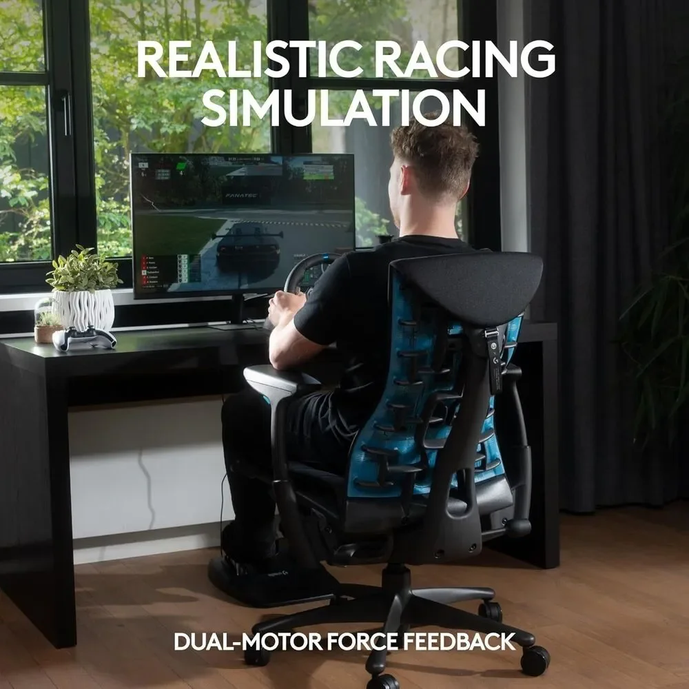 Logitech G29 Driving Force Racing Wheel and Floor Pedals Real Force Feedback gam